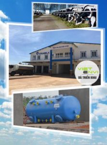 xử lý nước tắm bò cho Vinamilk Bình Định